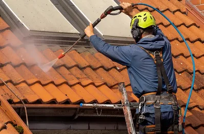 Démoussage et hydrofuge de toiture à Miers
